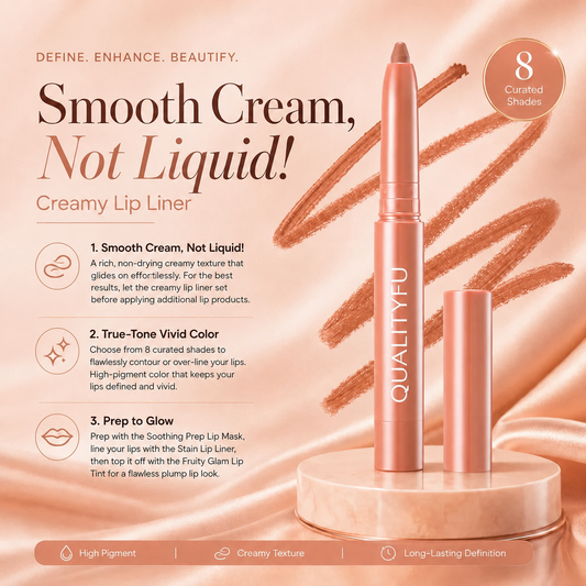 Easy Glide Lip Liner — Creamy, Blendable Color with Smooth Application