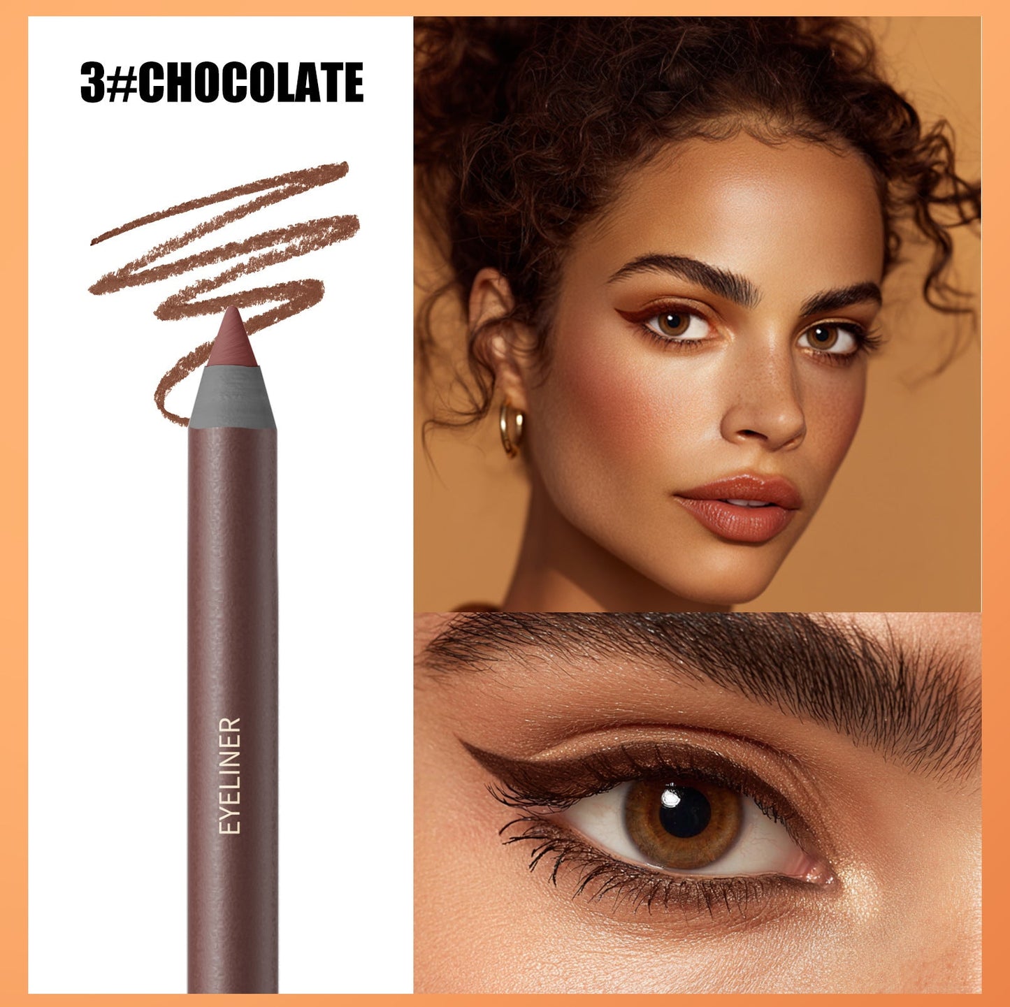 24H Waterproof Eyeliner Pencil – Smudge-Resistant Vegan Eye Liner